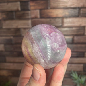 Rainbow Fluorite Sphere