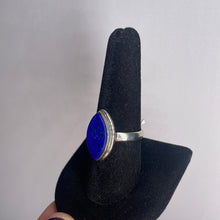 Load image into Gallery viewer, Lapis Lazuli Size 9 Sterling Silver Ring