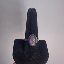 Load image into Gallery viewer, Labradorite Size 10 Sterling Silver Ring