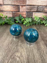 Load image into Gallery viewer, Blue Apatite Sphere