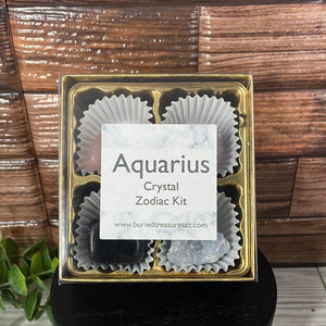 Aquarius Zodiac Crystal Kit