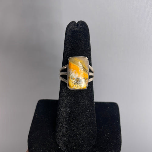 Bumblebee Jasper Size 6 Sterling Silver Ring