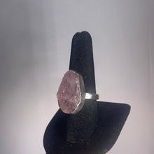 Load image into Gallery viewer, Morganite Size 10 Sterling Silver Ring