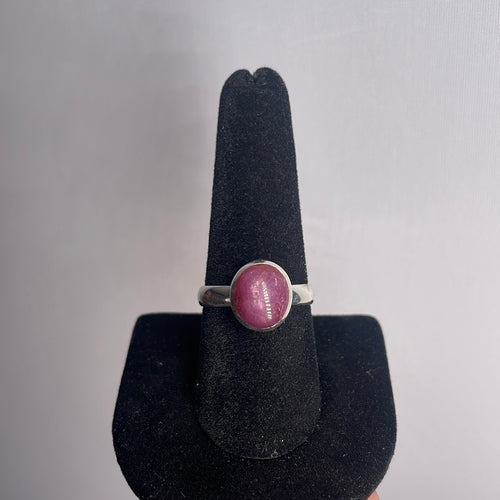 Ruby Size 9 Sterling Silver Ring