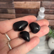 Load image into Gallery viewer, Apache Tear Tumbled Stone