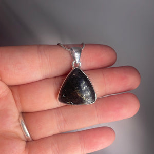 Nuummite Sterling Silver Pendant