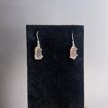 Load image into Gallery viewer, Rose Quartz Sterling Silver Earrings