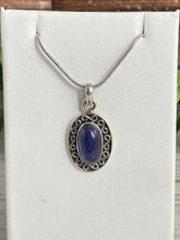 Load image into Gallery viewer, Tanzanite Sterling Silver Pendant