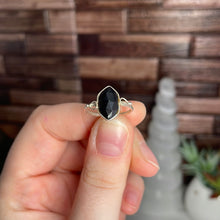 Load image into Gallery viewer, Black Onyx Size 6 Sterling Silver Ring