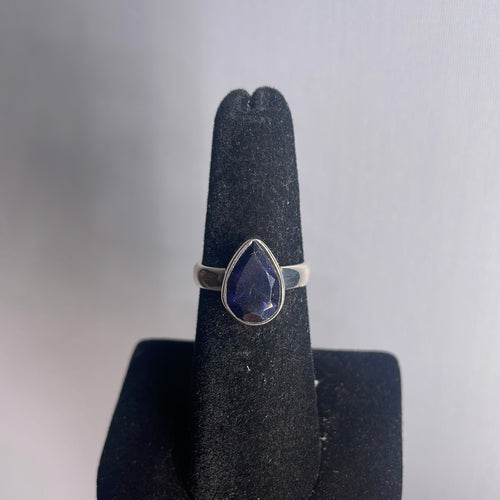 Iolite Size 6 Sterling Silver Ring