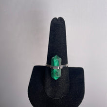 Load image into Gallery viewer, Malachite Size 9 Sterling Silver Ring