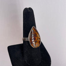 Load image into Gallery viewer, Pietersite Size 8 Sterling Silver Ring