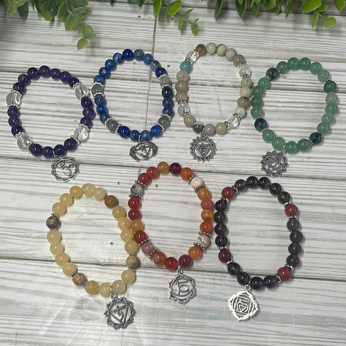 Crystal Chakra Bracelet - Multiple Options Available