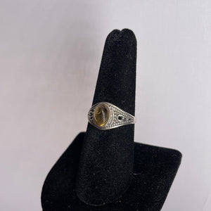 Citrine Size 8 Sterling Silver Ring