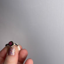 Load image into Gallery viewer, Watermelon Tourmaline Size 7 Sterling Silver Ring