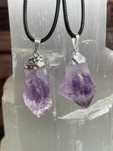Load image into Gallery viewer, Raw Amethyst Necklace