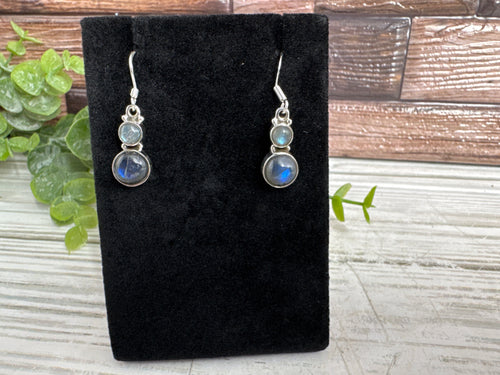 Labradorite Sterling Silver Earrings