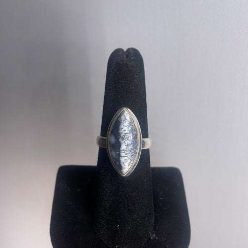 Dendritic Opal Size 7 Sterling Silver Ring