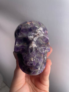 Chevron Amethyst Skull