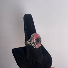 Load image into Gallery viewer, Rhodonite Size 9 Sterling Silver Ring
