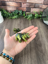 Load image into Gallery viewer, Serpentine Crystal Dinosaur