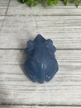 Load image into Gallery viewer, Angelite Frog Carving
