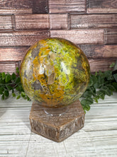 Load image into Gallery viewer, Green Opal Sphere