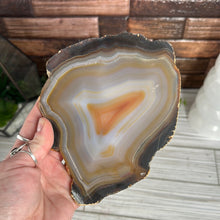 Load image into Gallery viewer, Orange Dyed Agate Slab