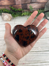 Load image into Gallery viewer, Mahogany Obsidian Heart
