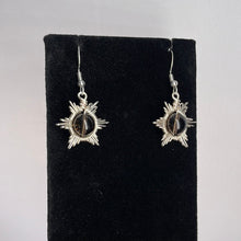 Load image into Gallery viewer, Smoky Quartz Star Wire-Wrapped Earrings