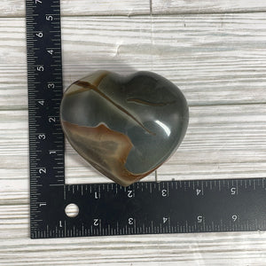 Polychrome Jasper Heart