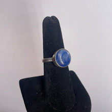 Load image into Gallery viewer, Blue Kyanite Size 8 Sterling Silver Ring