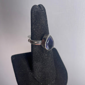 Iolite Size 6 Sterling Silver Ring