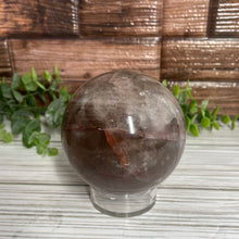 Load image into Gallery viewer, Smoky Quartz Sphere With Inclusions