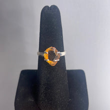 Load image into Gallery viewer, Citrine Size 7 Sterling Silver Ring