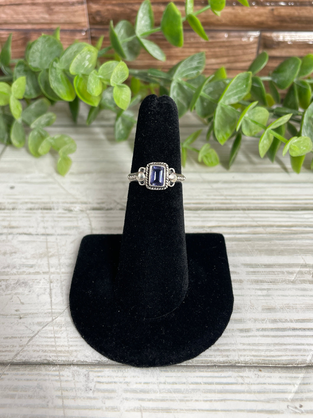 Iolite SZ 5 Sterling Silver Ring