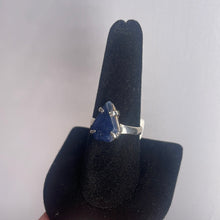 Load image into Gallery viewer, Sapphire Size 9 Sterling Silver Ring