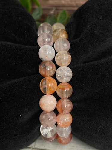 Fire Quartz Crystal Bracelet