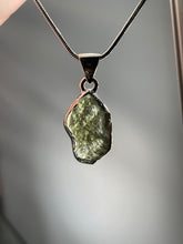 Load image into Gallery viewer, Moldavite Sterling Silver Pendant