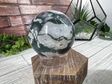 Load image into Gallery viewer, Moss Agate Sphere