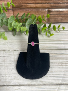 Ruby SZ 6 Sterling Silver Ring