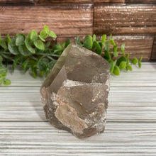 Load image into Gallery viewer, Smoky Quartz Half-Polished Point
