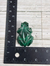 Load image into Gallery viewer, Malachite Frog Carving