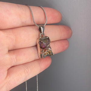 Bismuth Sterling Silver Pendant