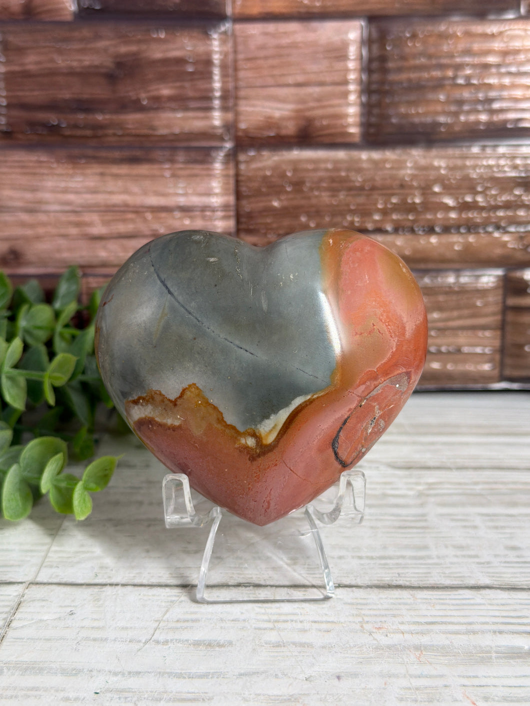 Polychrome Jasper Heart