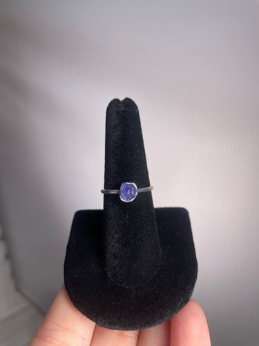 Tanzanite SZ 7 Sterling Silver Ring