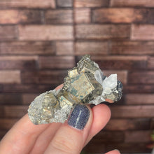 Load image into Gallery viewer, Pyrite With Quartz Cluster