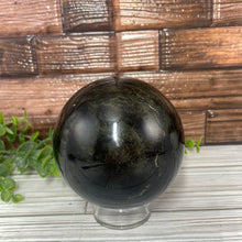 Load image into Gallery viewer, Golden Sheen Obsidian Sphere