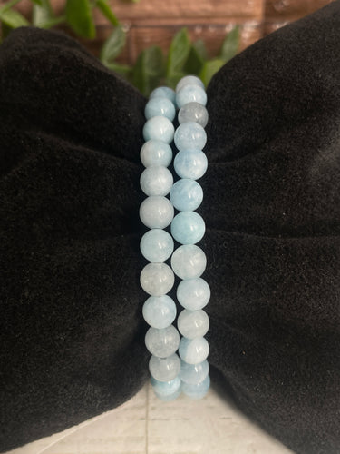 Aquamarine Crystal Bracelet
