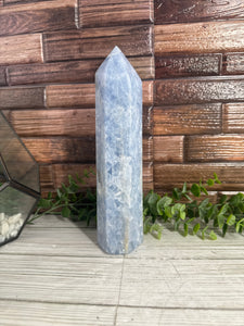 Blue Calcite Tower